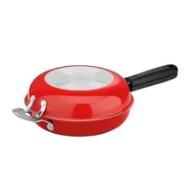 Frigideira Cuisinart Dupla Vermelha 25CM