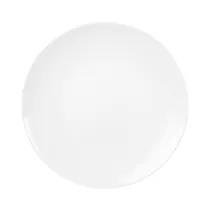 Plato Playo de Porcelana Tramontina Paula 96601/204 25 CM Blanco