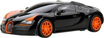 Bugatti Veyron 16.4 Grand Sport Vitesse Escala (1/18) RC 2.4 GHZ Rastar 53900 Black/Orange