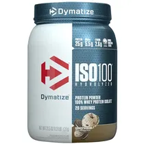 Dymatize Whey Whey Iso 100 Cookies Y Cream 620G Plastico 1.36 LBS/620 G/20 Servs s/C