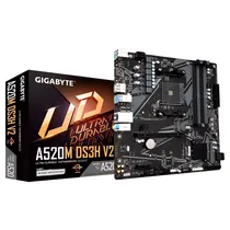 Placa Mãe Gigabyte A520M DS3H V2 DDR4 Socket AM4 Chipset AMD A520 Micro ATX