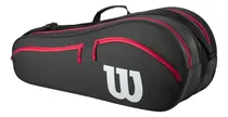 Raqueteira Wilson Advantage 2025 X6 Raquetas Tenis Color Negro