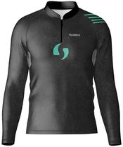 Camiseta Sunflex DRY-Fit UV50+ Masculina - Linhas Verdes