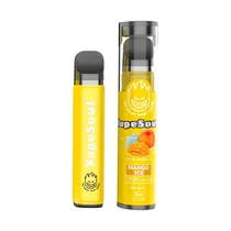 Pod Descartável Vapesoul 1500 Puffs Mango Ice