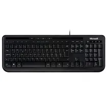 Teclado Microsoft 600 ANB-00005 ABNT PT USB Preto