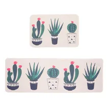 Tapete de Cozinha com Design de Plantas