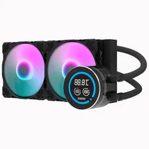 Cooler p/ Proc. Darkflash Hydro DN240D Nebula Argb 240MM Preto