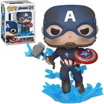 Funko Pop Marvel Avengers Endgame Captain America W/Mjolnir 573