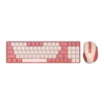 Redragon Teclado + Mouse Wireless Ing BS-8772RP Rose/Pink  Redragon Te...