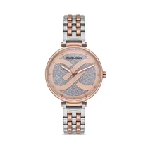 Relógio Analógico Feminino Daniel Klein Premium DK.1.12534-4 - Prata/Rosa Ouro