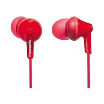 Fone de Ouvido Estereo Panasonic RP-HJE125PPR - Vermelho