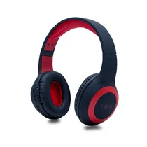 Fone de Ouvido Estéreo Sem Fio FON-6710 Preto com Vermelho