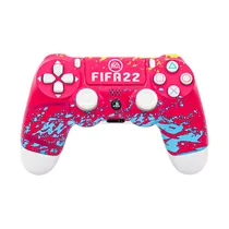 Controle Sem Fio Dualshock 4 para Playstation 4 (PS4) - Fifa 22 (Rosa)