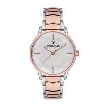 Relogio Analogico Feminino Daniel Klein Premium DK.1.12555-5 - Rosa Ouro/Prata