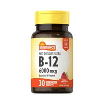 Vitamina Sundance B-12 6000MCG 30 Tabletas