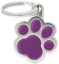 Medalha de Identificação Myfamily Classic Pé MF41PURPLE - Roxo