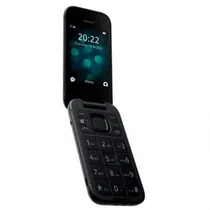 Cel Nokia Flip 2660 TA-1474 Dual Sim / Tela 2,8/4G- Preto