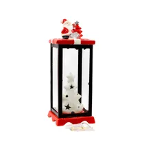 Farol Natalino Árvore Branca e Papai Noel