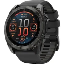 Relógio Smartwatch Garmin Fenix 8 Sapphire 51MM - Carvão Gray/Black (010-02905-20)