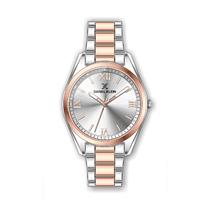 Relogio Analogico Feminino Daniel Klein Premium DK.1.12482-5 - Rosa Ouro e Prata