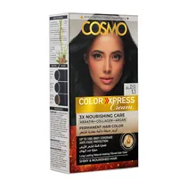 Tinte Capilar Cosmo Color Express Cream 1.1 Blue Black Kit