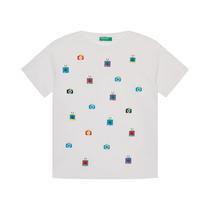 Camiseta Infantil Benetton 3I1XC10HE 101