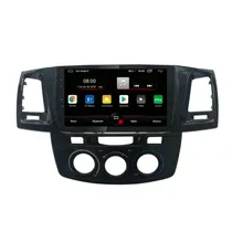 Moldura I-Kit 9* Toyota Hilux 2005-2015 ( Ar Digital e Analogico )
