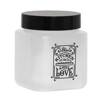 Pote de Almacenamiento Herevin Kitchen Love 147010-803 1L Blanco