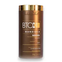 Máscara Capilar Lunix Btox Mandioca Reconstructivo Brown 1KG