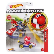 Car Hot Wheels Mario Kart Floor Stand Red Yoshi 4791