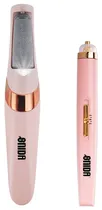 Removedor de Calos + Lixador de Unhas Onida ON-562 Recarregável Rosa