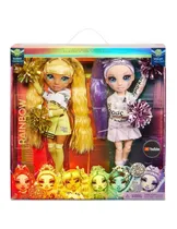 Mga Muñeca Rainbow High Cheer Sunny/Violet Pack de 2 Muñecas Plastico Multicolor