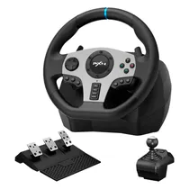 Kit Simulador PXN V9 para PC / PS3 / PS4 / Xbox One / Xbox Series / Switch - Preto (Volante + Pedal + Cambio)