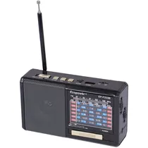 Rádio Portátil Ecopower EP-F233 - AM/FM - USB/SD - Bluetooth - Recarregável