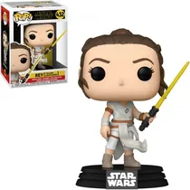 Funko Pop Star Wars 9 Rey Lightsaber Yellow 432