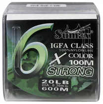 Linha Monofilamento Sumax 6X Strong SD-971 0,33MM 20LB 600M Green