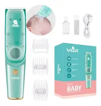 VGR Cortador de Pelo Voyager V-151 Baby Vacuum Verde