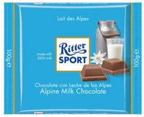 Chocolate Ritter Sport Leite Dos Alpes 100G
