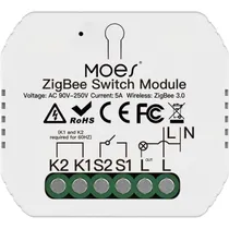 Interruptor Inteligente Moes MS-104ZL 1 Gang Zigbee - Branco