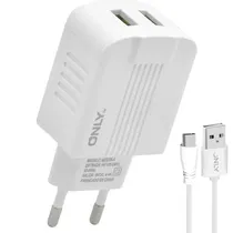 Carregador MODO6-A 2 USB-A c/Cable USB-C 1M White