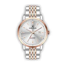 Relógio Analógico Masculino Daniel Klein Premium DK.1.12475-5 - Prata e Rosa Ouro
