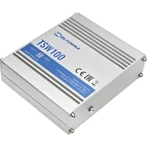 Switch Industrial Teltonika TSW100 Gigabit/Ethernet/Poe+ - Branco