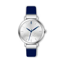 Relógio Analógico Feminino Daniel Klein Trendy DK.1.12492-7 - Prata e Azul