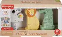 Fisher-Price Bloco Animais de Madeira - HXV04