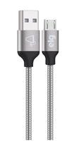 Cabo Micro USB Elg INX510SL Blindado Inox (1 Metro) Prata