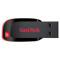 Pendrive 64GB Sandisk Cruzer Blade SDCZ50-064G-B35 USB 2.0 - Black/Red