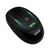 Mouse Inalámbrico Maxell M44 Race Edition Negro
