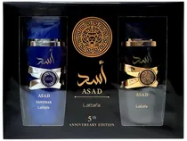 Kit Perfume Lattafa Asad Zanzibar + Lattafa Asad Edp (2 de 100ML) Masculino
