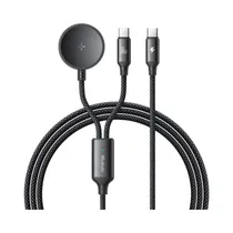 Cable Mcdodo CA-4210 2 En 1 1.2M Negro