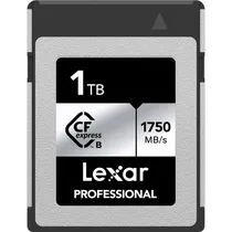 Memória Cfexpress Lexar Professional Tipo B Prata 1750 MB/s-1300 MB/s 1 TB (LCXEXSE001T-Rnenu)